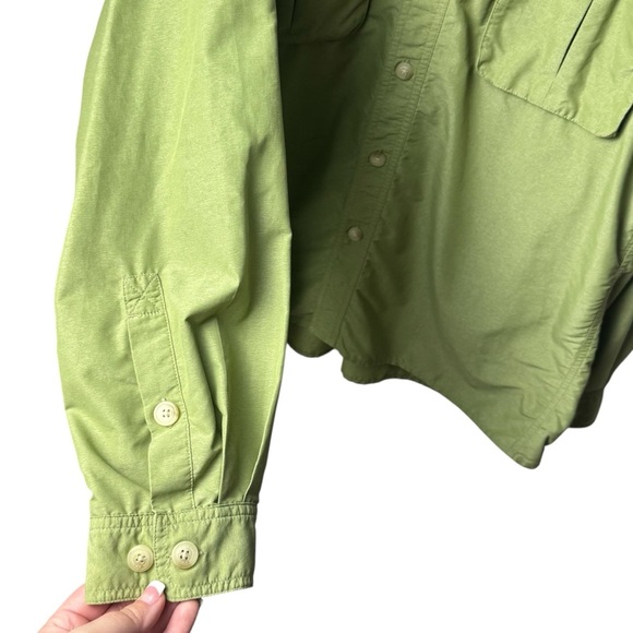 Exofficio Moss Green Buttonup Outdoors Camping Hiking Fishing Men’s XL - Picture 5 of 12